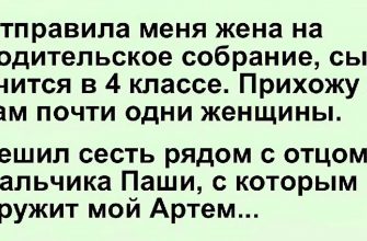 Сходил я значит на родительское собрание, сын мой учится в четвертом классе